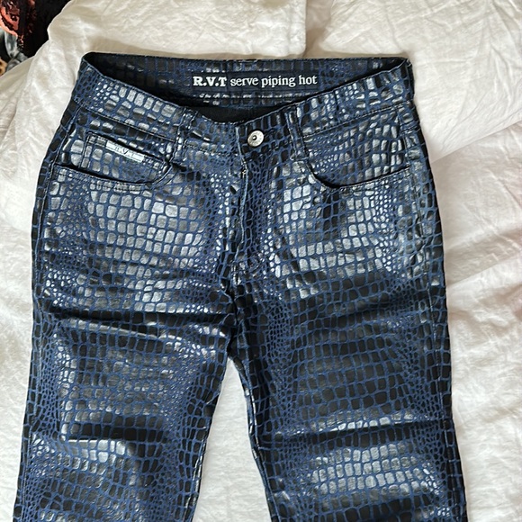 Amazing animal print jeans size 5/6 - Picture 3 of 3